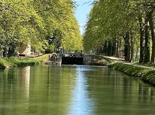 Coming up to a lock.