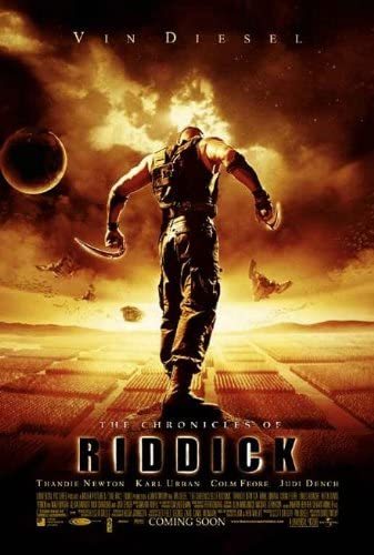 Amazon.com: CHRONICLES OF RIDDICK MOVIE POSTER 2 Sided RARE ORIGINAL 27x40 VIN DIESEL: Prints: Posters & Prints