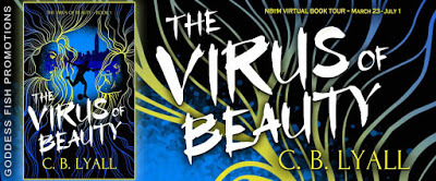 Goddess Fish tour banner for The Virus of Beauty