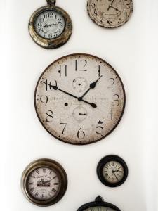 image of antique clock faces