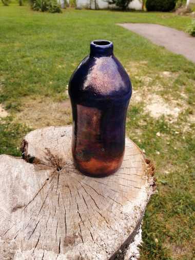 Louwala-Clough - Raku Pottery Vase