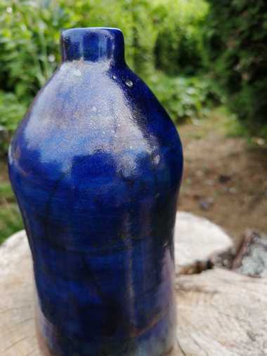 Louwala-Clough - Raku Pottery Vase