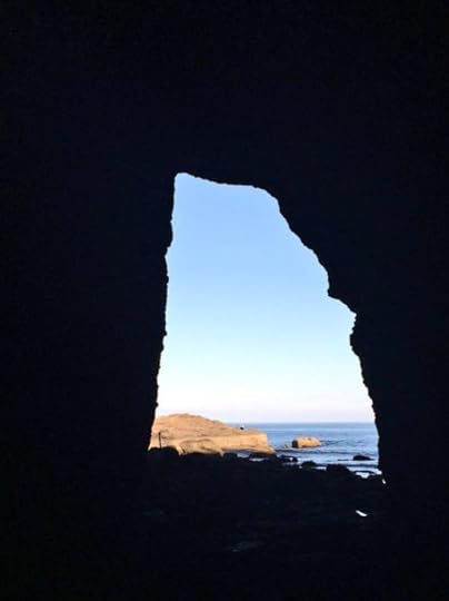 Cave opening at Cullykhan Bay