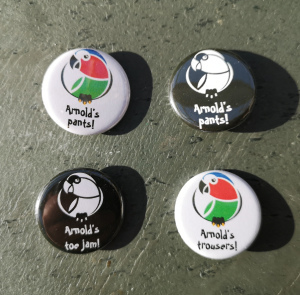 picture of K'Barthan series themed badges