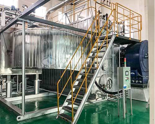 Oil-fired steam boiler