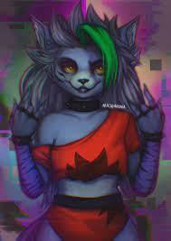 MajoAkuma on Twitter: "Did my own version of Roxanne from the new FNAF game. Ngl I really like her design 😌👌 #art #FNAF #fnaffanart #fivenightsatfreddys #digitalart #art #anthro #wolf #fanart #roxanne #gameart #