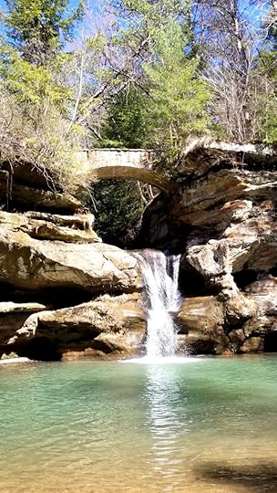Upper Falls at the northern trailhead of Old Man's Cave