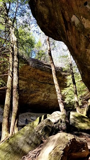 The cliffs of Old Man's Cave