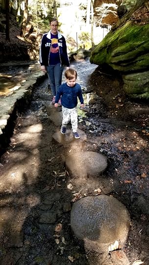Muddy trail at Old Man's Cave.