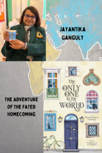 Cover of Only One in the World and a picture of Jay Ganguly.