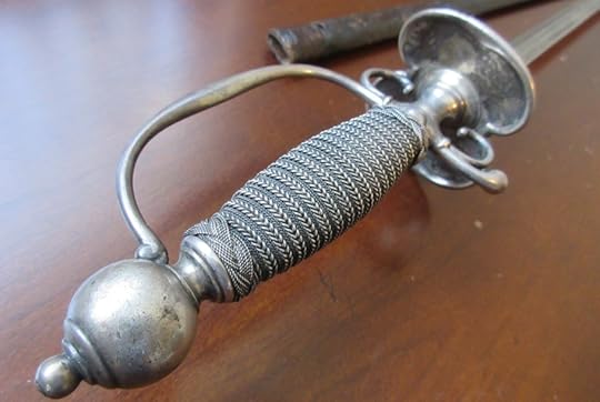 18th century smallsword 18th century court smallsword antique sword eric lewis the heron kings fantasy grimdark author