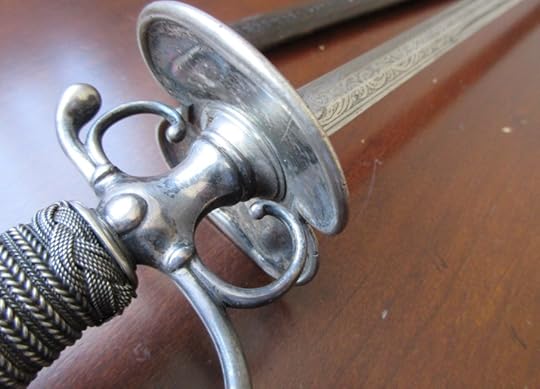18th century smallsword 18th century court smallsword antique sword eric lewis the heron kings fantasy grimdark author