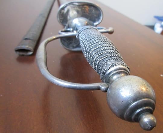 18th century smallsword 18th century court smallsword antique sword eric lewis the heron kings fantasy grimdark author