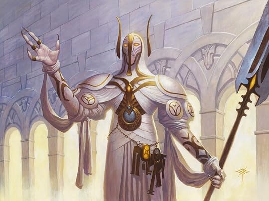 It watches over all, thoughtful and judging - Hallowed Spiritkeeper by Steve Prescott