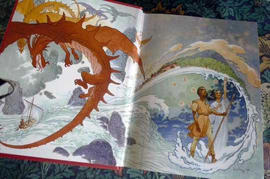 Tales of Earthsea endpaper by Charles Vess