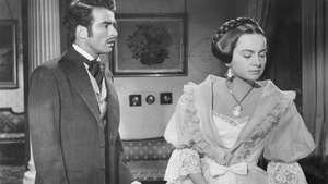 Montgomery Clift (Morris) and Olivia de Havilland (Catherine) in The Heiress.