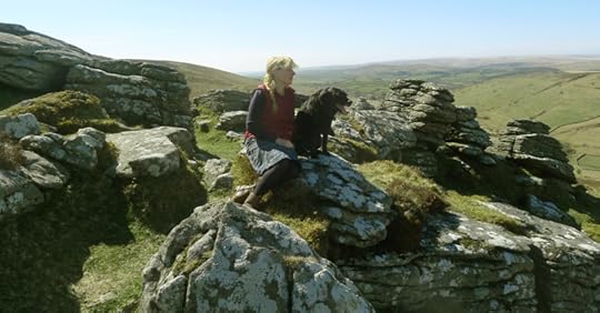 Me and Tilly on Dartmoor