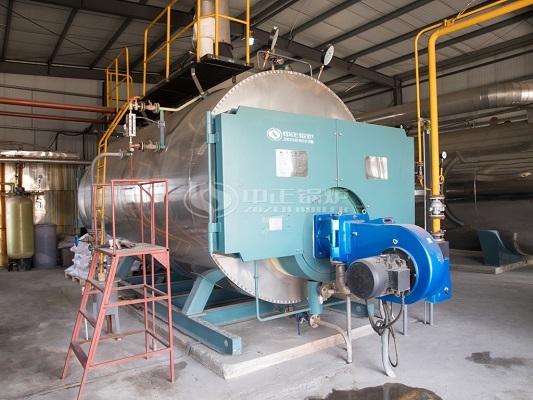 Gas fired steam boilers