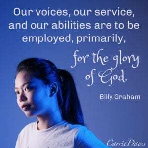 our abilities employed for God's glory