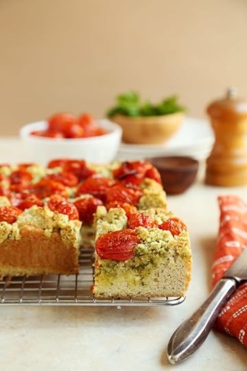 Sweet Laurel’s Grain-Free Savory Coffee Cake with Roasted Tomatoes