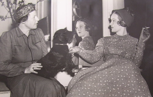 Rachel Field and Bette Davis