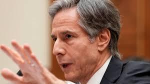 Secretary of state nominee for biden administration. Entoni Blinken Zhmet Na Gaz Gazeta Kommersant 49 7011 Ot 23 03 2021