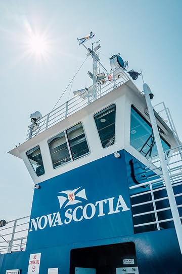 Cable ferry to LaHave, Nova Scotia