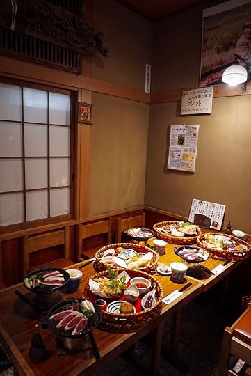 A lunch table in Shibamata, Tokyo