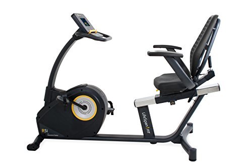 LifeSpan Fitness Recumbent Bike LifeSpan R5i Recumbent Stationary Bike, Black