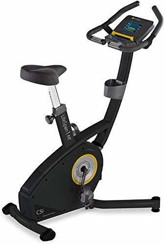 LifeSpan Fitness Upright Bike LifeSpan C5i Upright Exercise Bike, Black