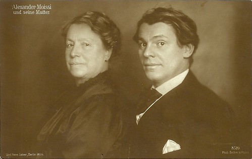 Alexander Moissi and his mother