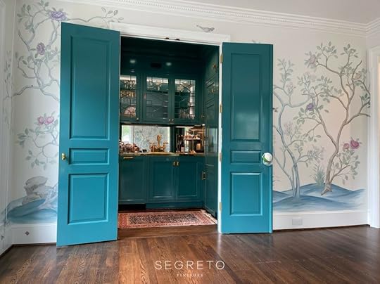 Hand Painted Chinoiserie