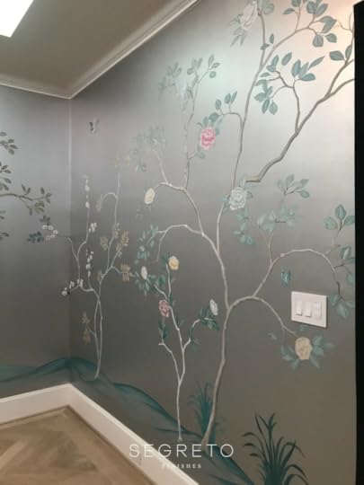 Hand Painted Chinoiserie