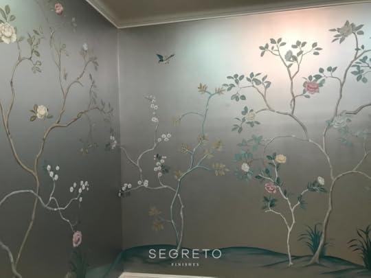 Hand Painted Chinoiserie