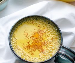 Mug of Frothy Golden Milk