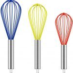 3 Pack Silicone Whisks