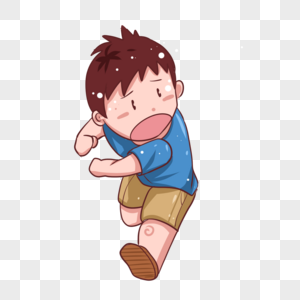 Gambar Animasi Orang Lari Ketakutan