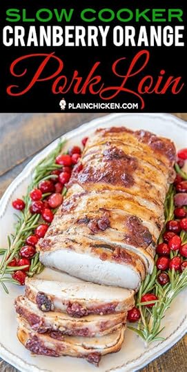 Pagesinterestthe magical slow cookervideosslow cooker cranberry pork loin. Slow Cooker Cranberry Orange Pork Loin | Plain Chicken®