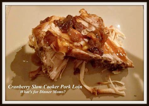 Supercook clearly lists the ingredients each recipe uses, so you can find the perfect recipe quickly! Cranberry Slow Cooker Pork Loin - What's for Dinner Moms?