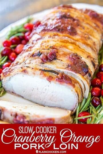 It's pretty much a staple at our house. Slow Cooker Cranberry Orange Pork Loin - Holiday Pork Loin ...