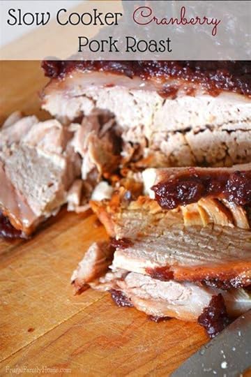 Slow cooker pulled pork is incredibly easy to make and wonderful to have on hand to add protein to meals. Slow Cooker Cranberry Pork Roast