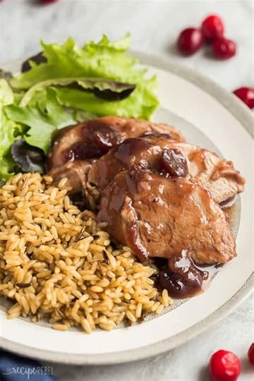 Add the remaining cranberry sauce ot the juices in the slow cooker and stir to combine. Slow Cooker Cranberry Pork Loin : Crock Pot Cranberry Pork ...