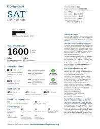 Is 1600 a good sat score? I Scored A Perfect 1600 On The New Sat Score Report Attached
