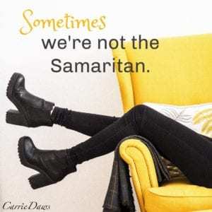 not the samaritan