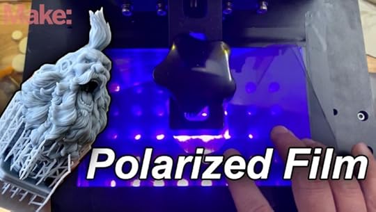 Replacing The Polarized Film On Your Resin 3D Printer