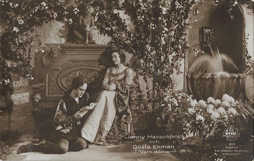 Jenny Hasselqvist and Gösta Ekman in Vem dömer (1922)