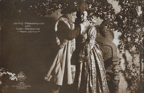 Jenny Hasselqvist and Ivan Hedqvist in Vem dömer (1922)