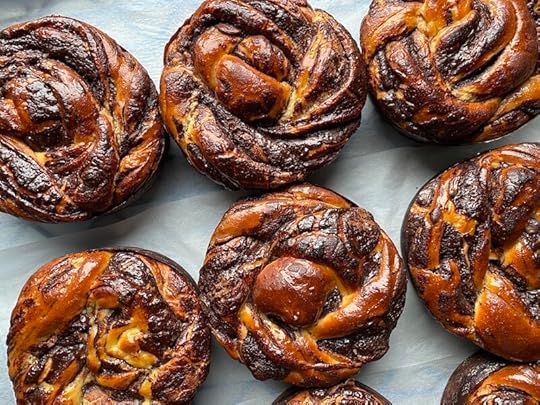 Babka for days. Currently available in three varieties: Chocolate, Chocolate Tahini, and Cinnamon.