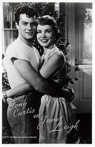 Tony Curtis and Janet Leigh
