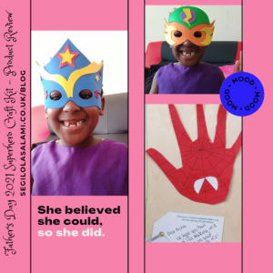 blog post Fatherâs Day 2021 Superhero Craft Kit â Product Review